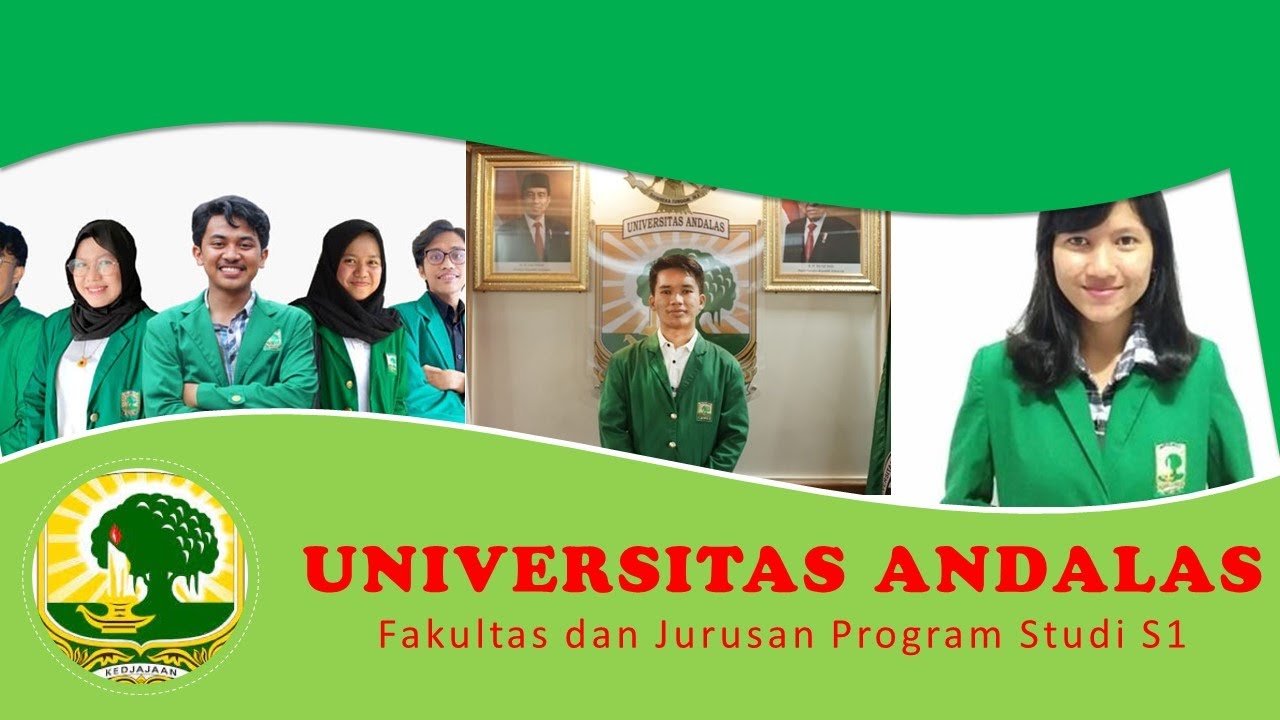Daftar Fakultas dan Jurusan Program Studi S1 Universitas Andalas