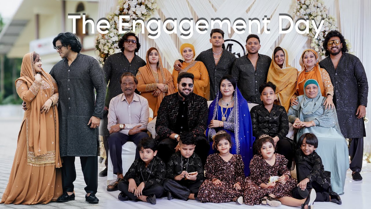 Kunjoos Engagement Day 👰 family മൊത്തം ഒത്തുകൂടിയ അടിപൊളി Ceremony ✨ 
