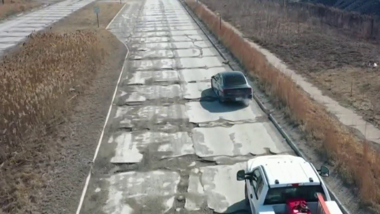 Stretch of Miller Road makes its case as worst for potholes in Metro Detroit