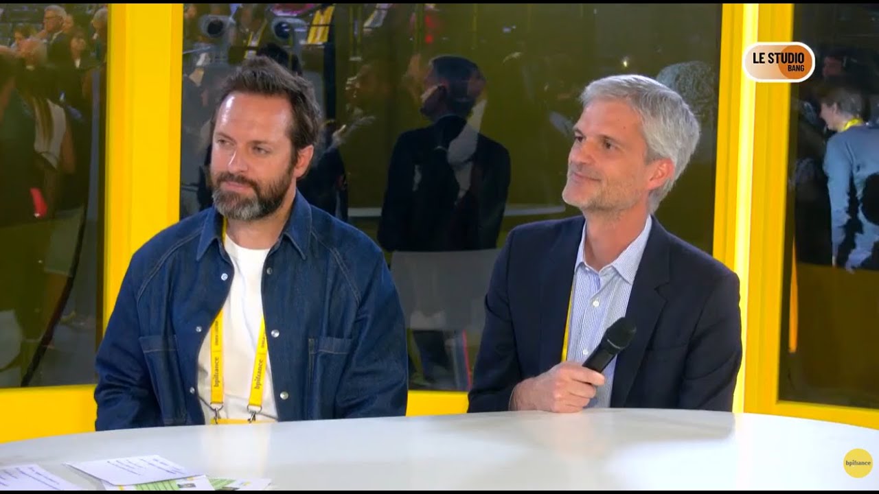Fabien POTENCIER, CTO Upsun et Olivier REYNAUD, fondateur et CEO Aive au Studio Bang à Big 2025
