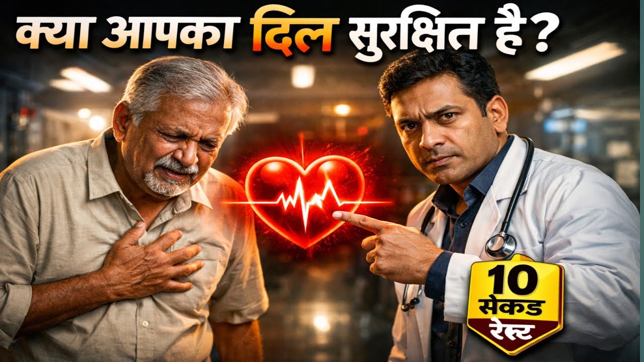 क्या आपका दिल सुरक्षित है? सिर्फ 10 सेकंड में जान लो | 60+ के लिए जरूरी टेस्ट | सेहतप्लस बुढ़ापा |