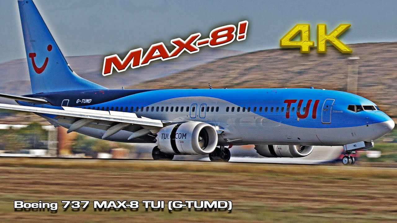 Boeing B737 MAX-8 TUI (G-TUMD) Alicante!