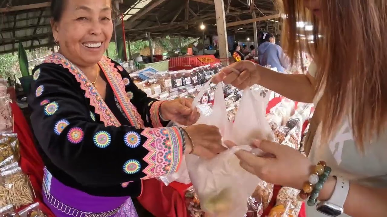 Thailand - Five Thousand Year Old  Doi Inthanon Hmong Market | Chiang Mai