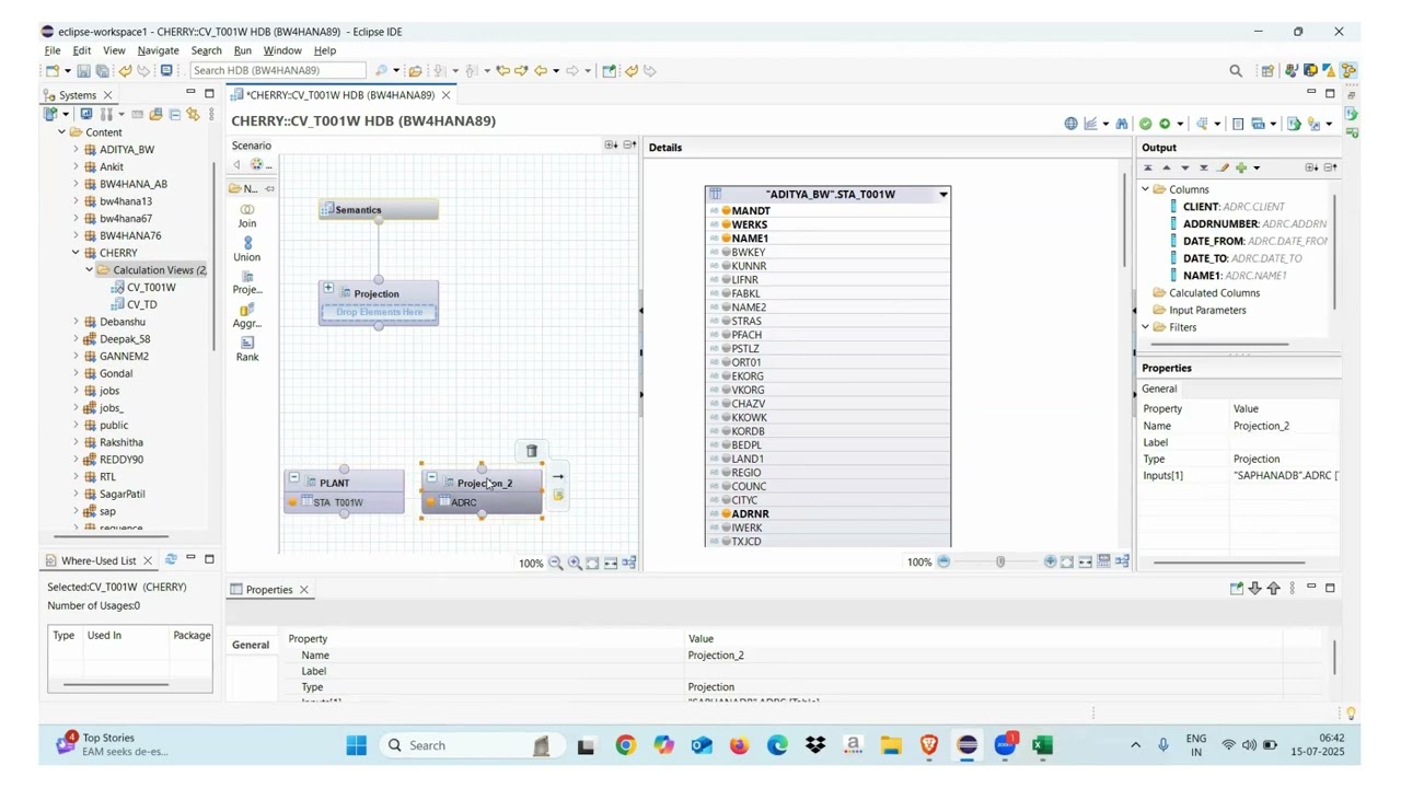 Day-10 SAP HANA calculation view | #sap #hana #saphana #bw4hana #s4hana #calculation #view
