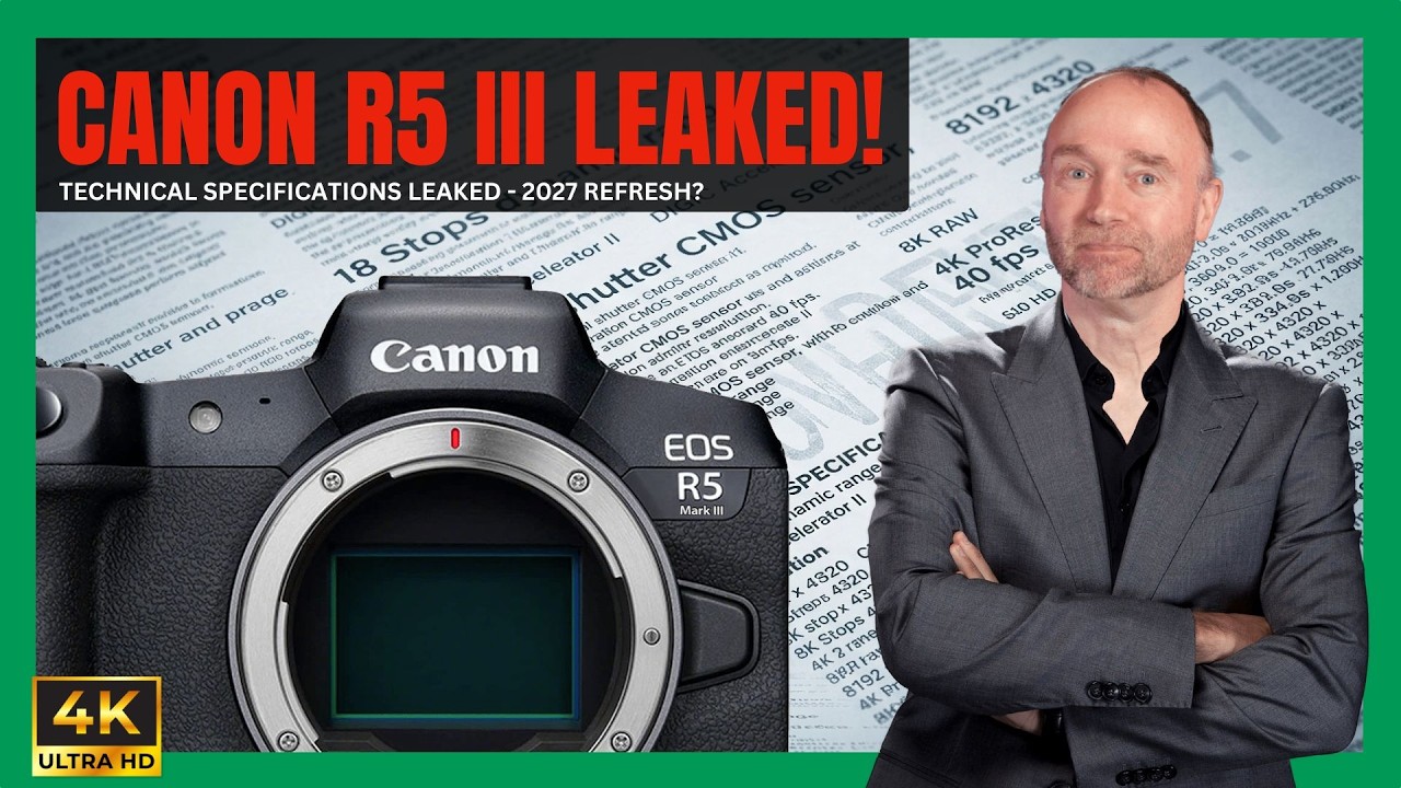 Wyciekłe dane techniczne aparatu Canon R5 Mark III zadają miażdżący cios konkurencji!