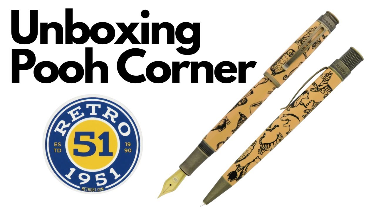 Retro 51 Tornado™ Fountain Pen in The House at Pooh Corner - Limited Edition Unboxing