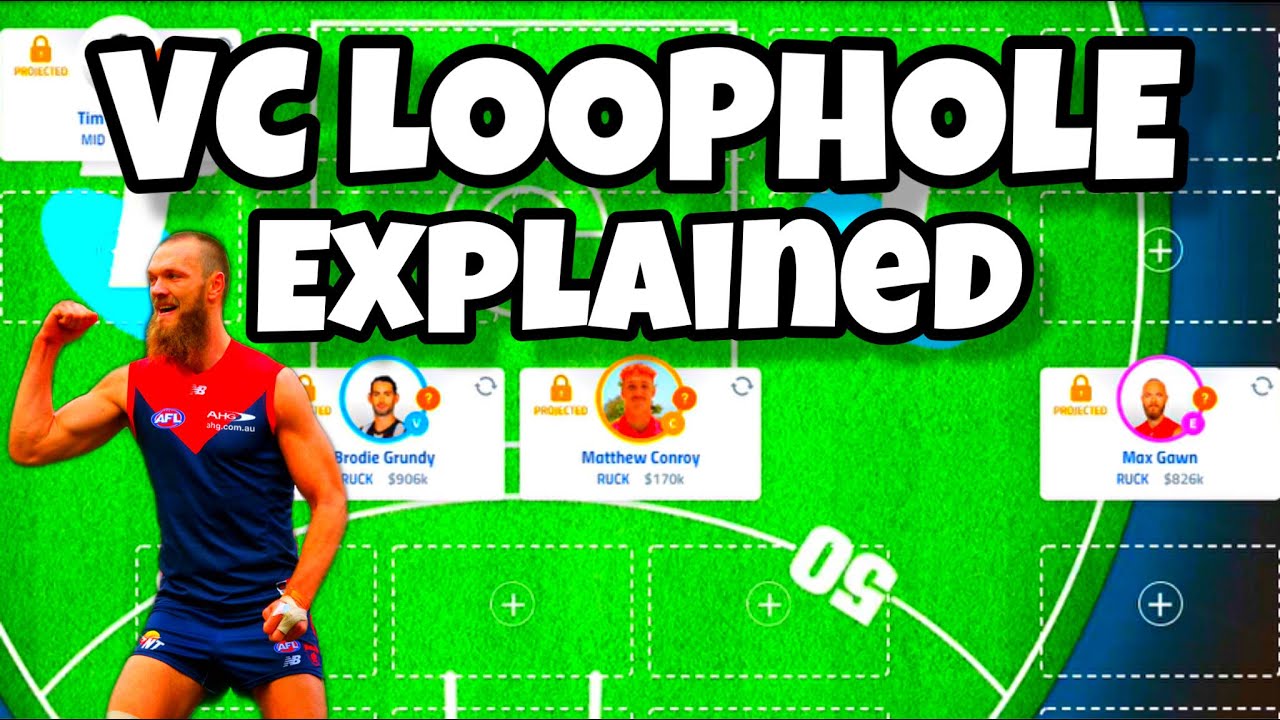 AFL Fantasy Vice Captain Loophole EXPLAINED! | Tips & Tricks
