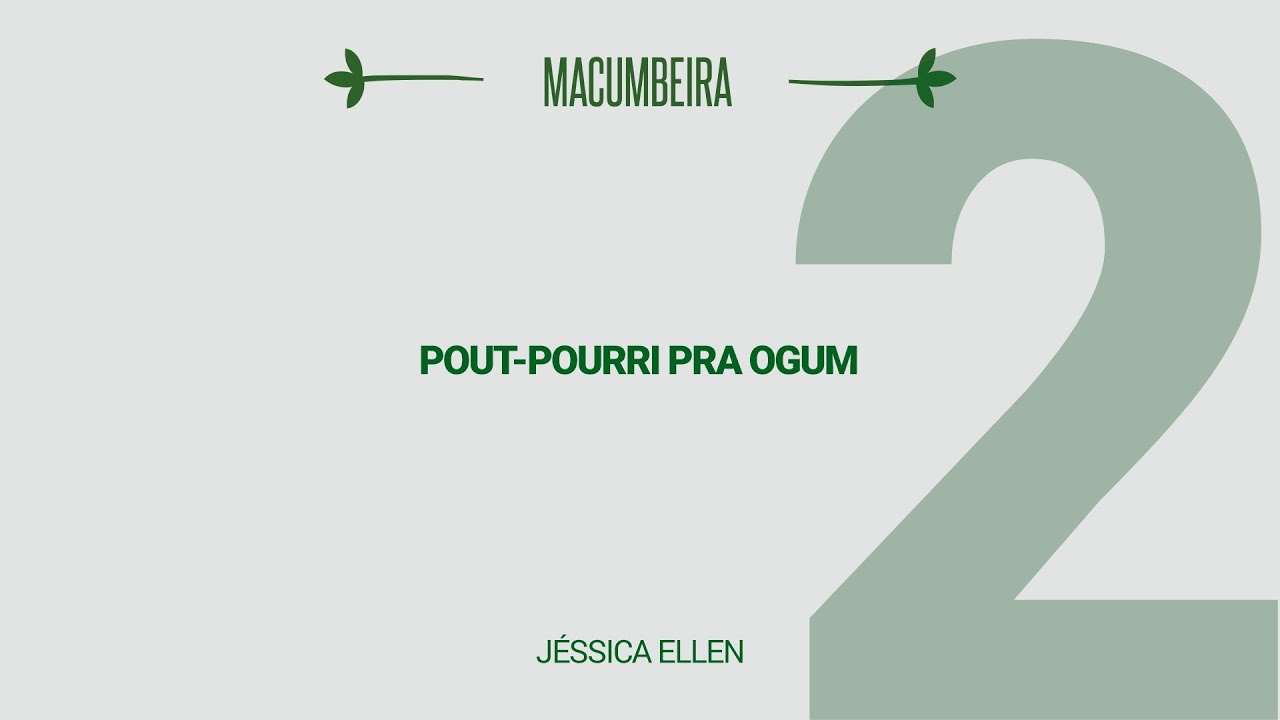 Jéssica Ellen - Pout-Pourri pra Ogum (Lyric Vídeo)