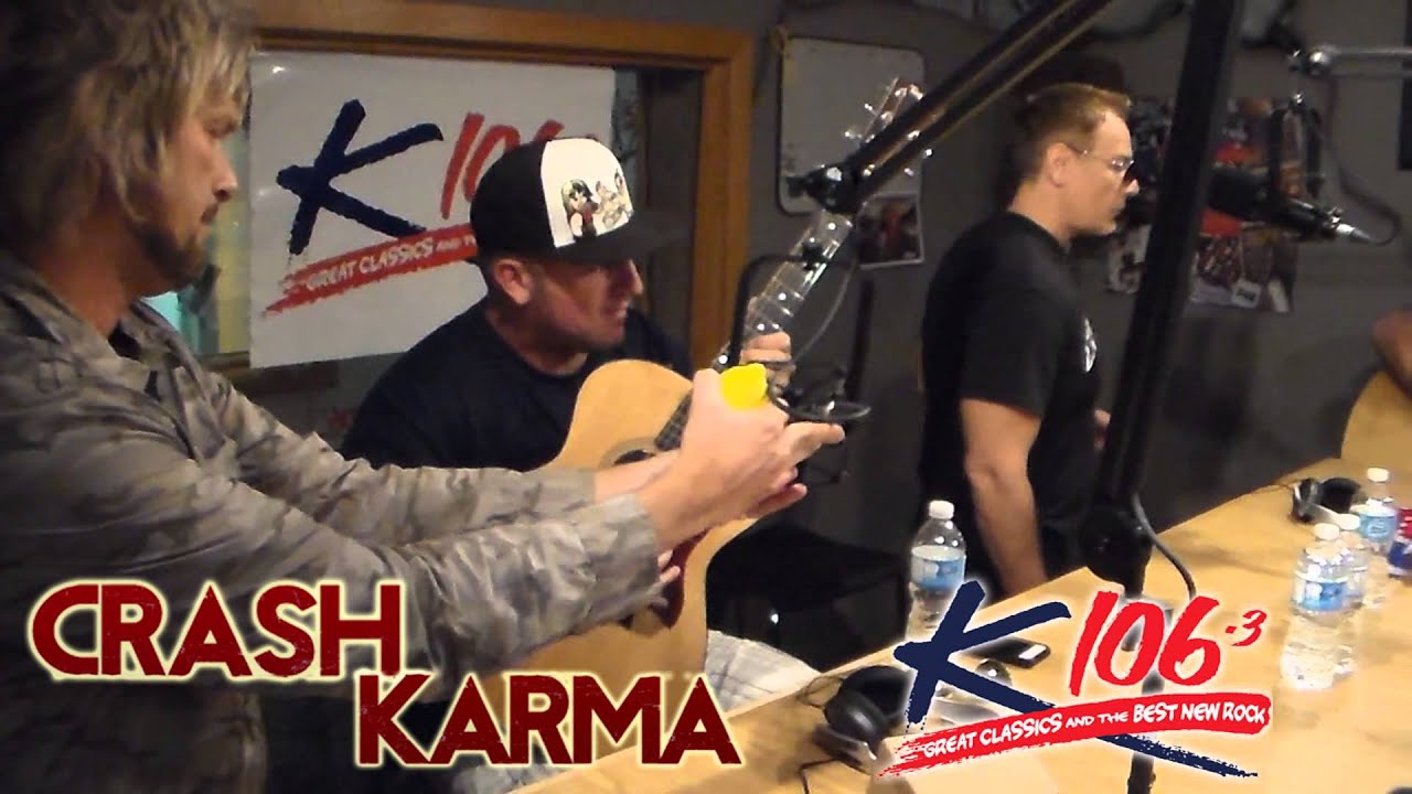 Crash Karma Invades the K106.3 Studio in Sarnia - Friday, September 20th, 2013