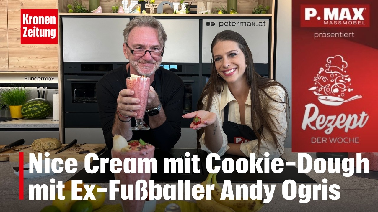 Nice Cream mit Cookie-Dough mit Andy Ogris | krone.tv REZEPT DER WOCHE