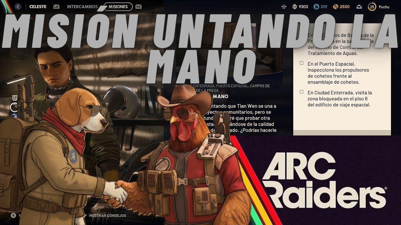 ARC Raiders Guía de Misión: Untando la Mano