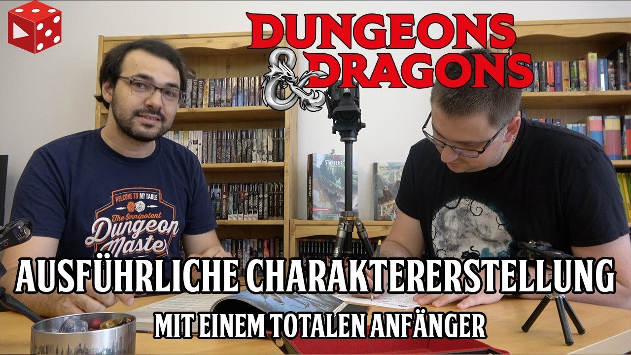 Dungeons & Dragons 5E: Ausführliche Charaktererstellung mit einem totalen Anfänger | D&D Deutsch