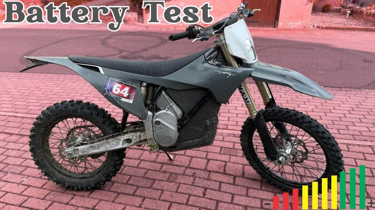 Stark Varg Ex BATTERY TEST - ENDURO 💦