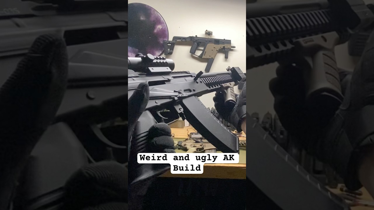 Ugly AK Build with reloads (airsoft) #airsoft #airsoftgun #reload #scp #milsim #airsoftcqb #fps