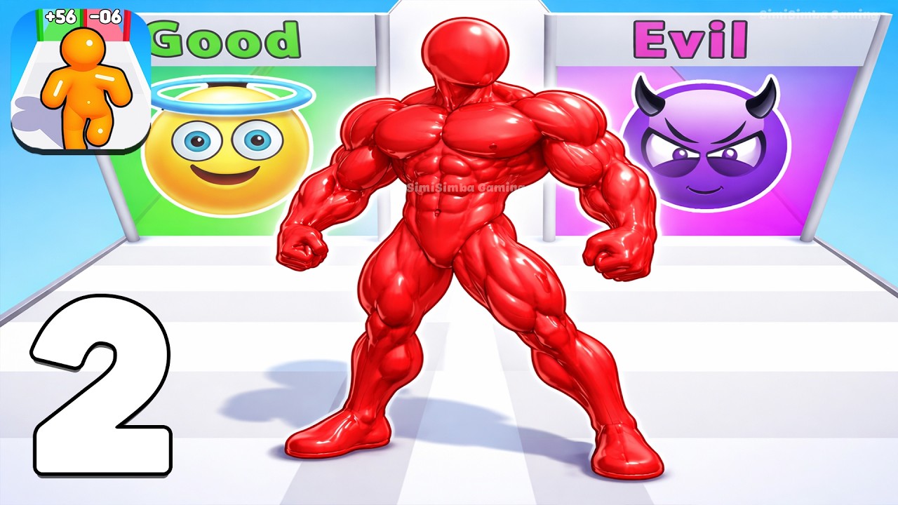 🔥Tall Man Run Gameplay Walkthrough Levels 2 Satisfying Height Growth (Android,iOS)