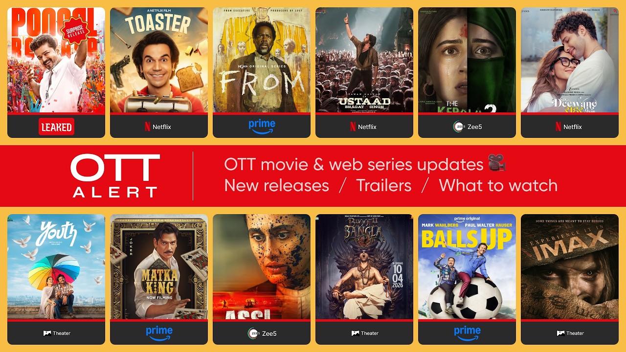 This Weekend&rsquo;s Confirmed Theater & OTT Releases 🎬🔥 | Full Drama & Entertainment. Toaster | MatkaKing