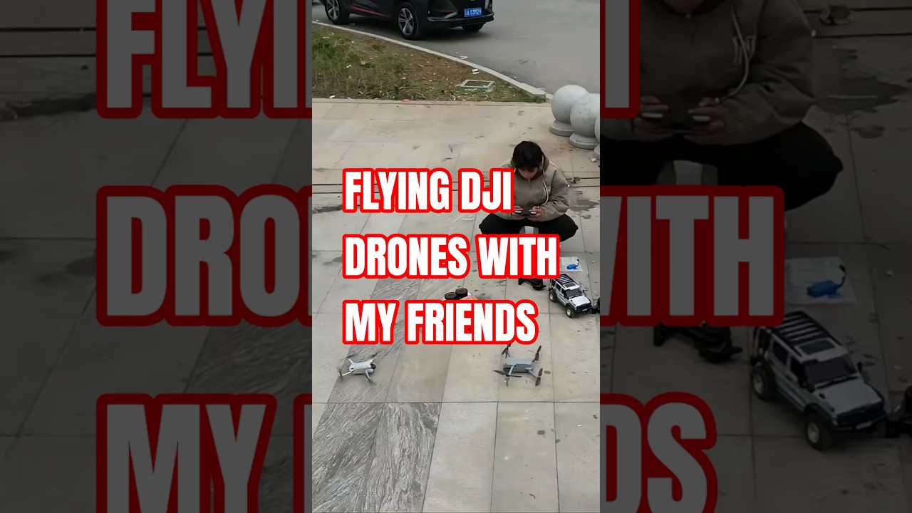 Управляем дронами DJI с друзьями #dji #drone #djimini5pro @DJI