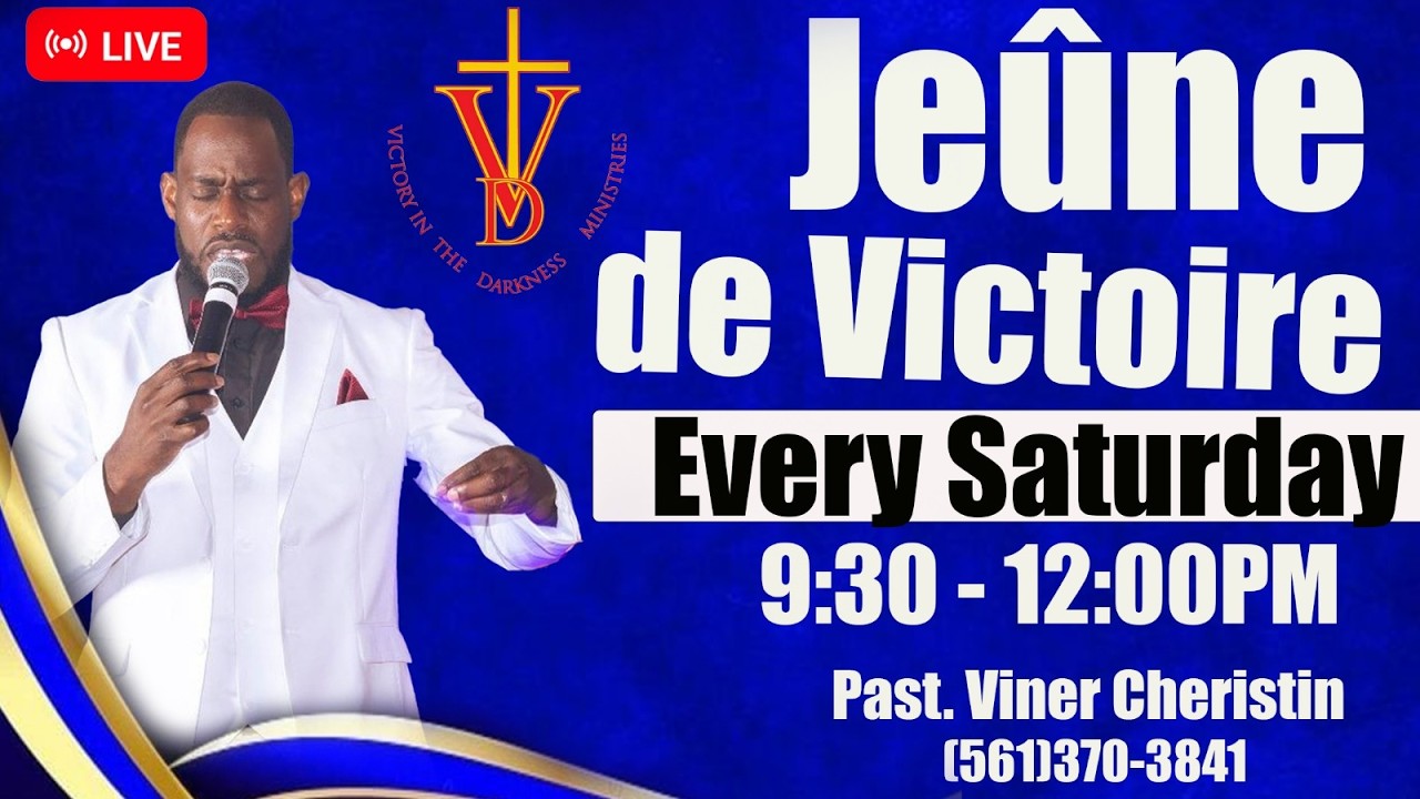 JEÛNE DE VICTOIRE | SAMEDI 14 FEVRIER 2026 | PASTEUR VINER CHERISTIN