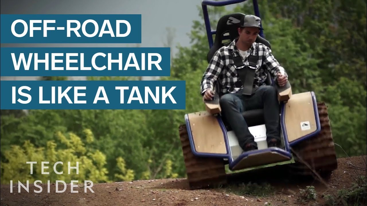 Off-Road Wheelchair Can Drive On Any Surface