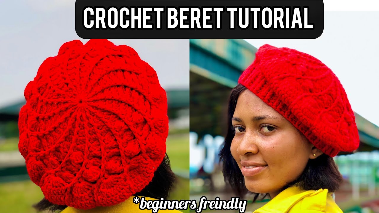 Простой урок по вязанию берета крючком || Для начинающих|| Craftorria #diy #crochet