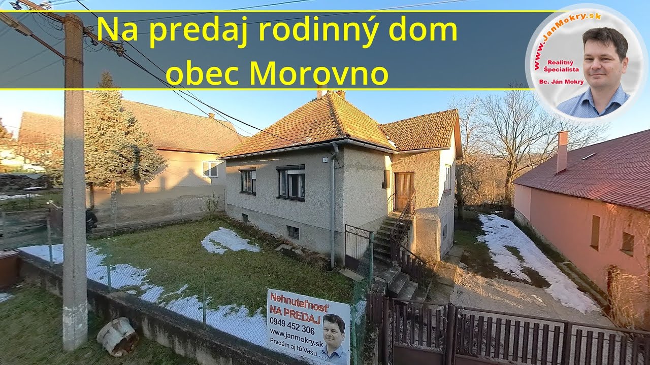 Na predaj - Rodinný dom - Morovno