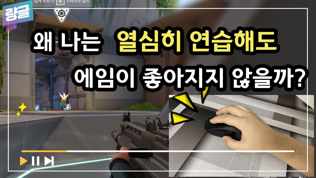 에임강의#4 에임이 잘 느는 사람과 안 느는 사람의 차이 (feat.에임과 관련 있는 운동은?)