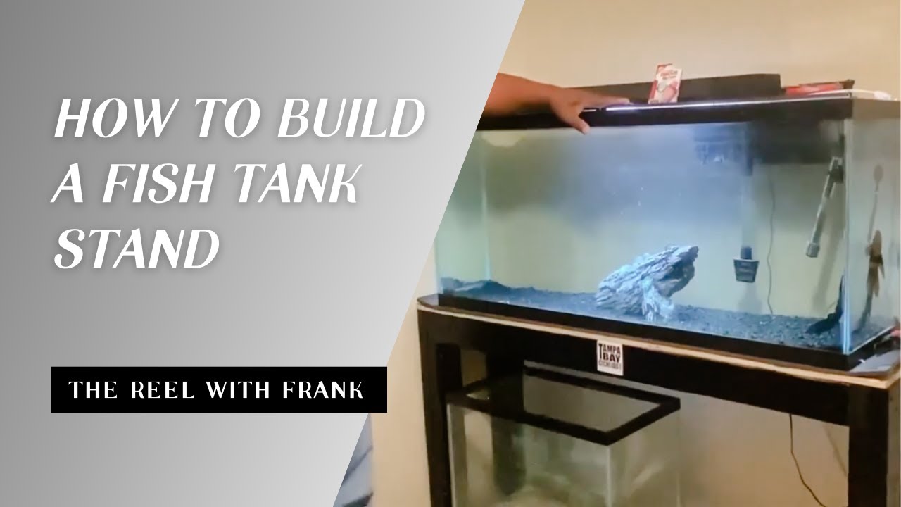 How to build a 55 gallon fish tank stand.