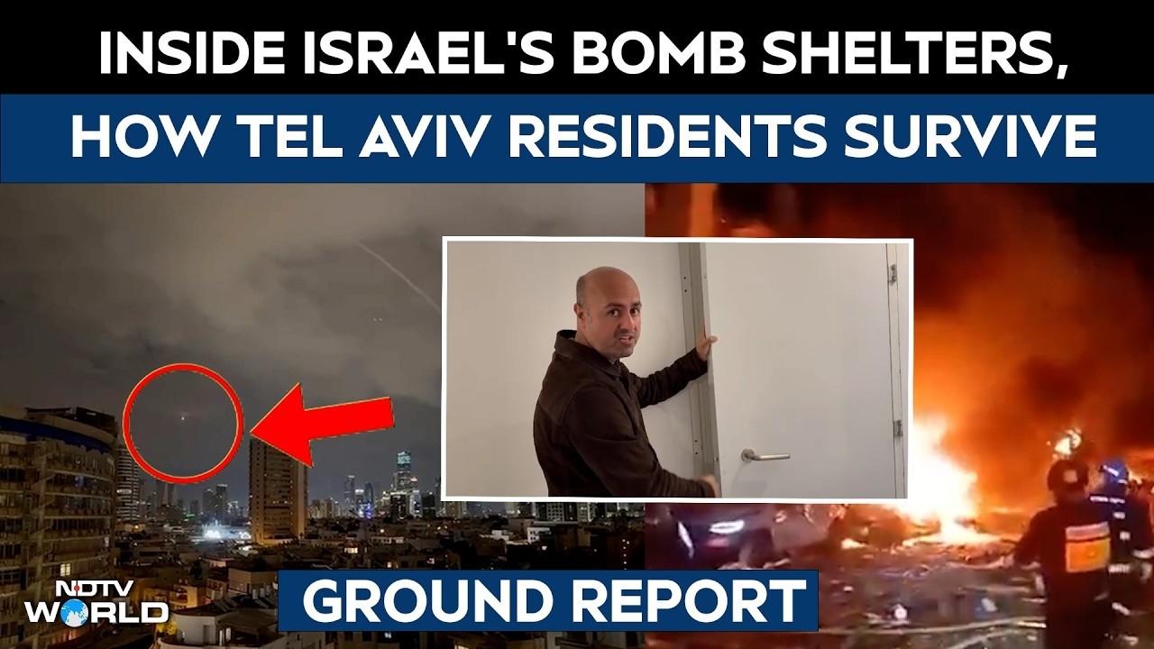 Israel News | Inside Israel's Bomb Shelters: How Tel Aviv Residents Survive Missile Sirens