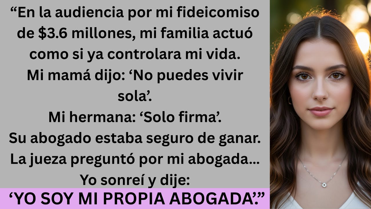 “Mi familia quiso controlarme… hasta que la jueza preguntó por mi abogada”