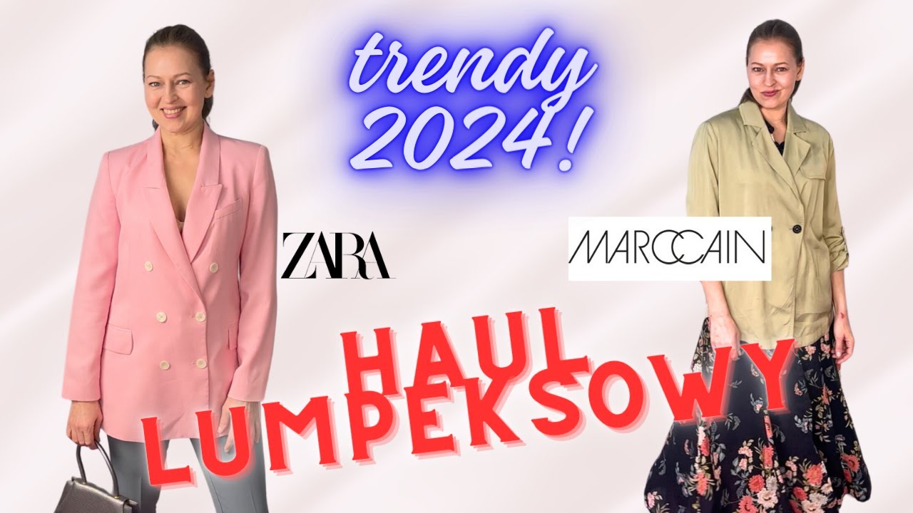 Haul lumpeksowy z modowymi perełkami i vintage! Zara i Marc Cain  - cudne sukienki i marynarki!