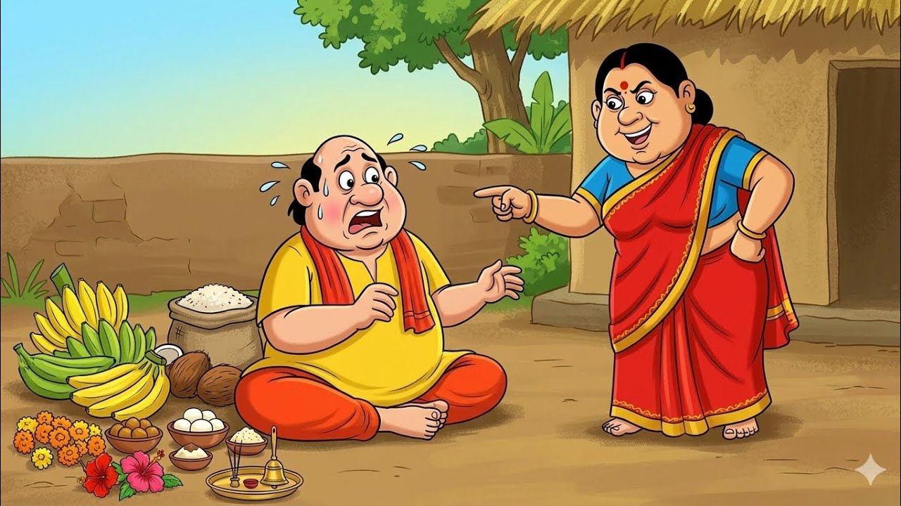 গিন্নির পূজার বাজারের লিস্ট দেখে গোপালের মাথায় হাত 😱 | Gopal Bhar Funny Story |New Episode 2026| 
