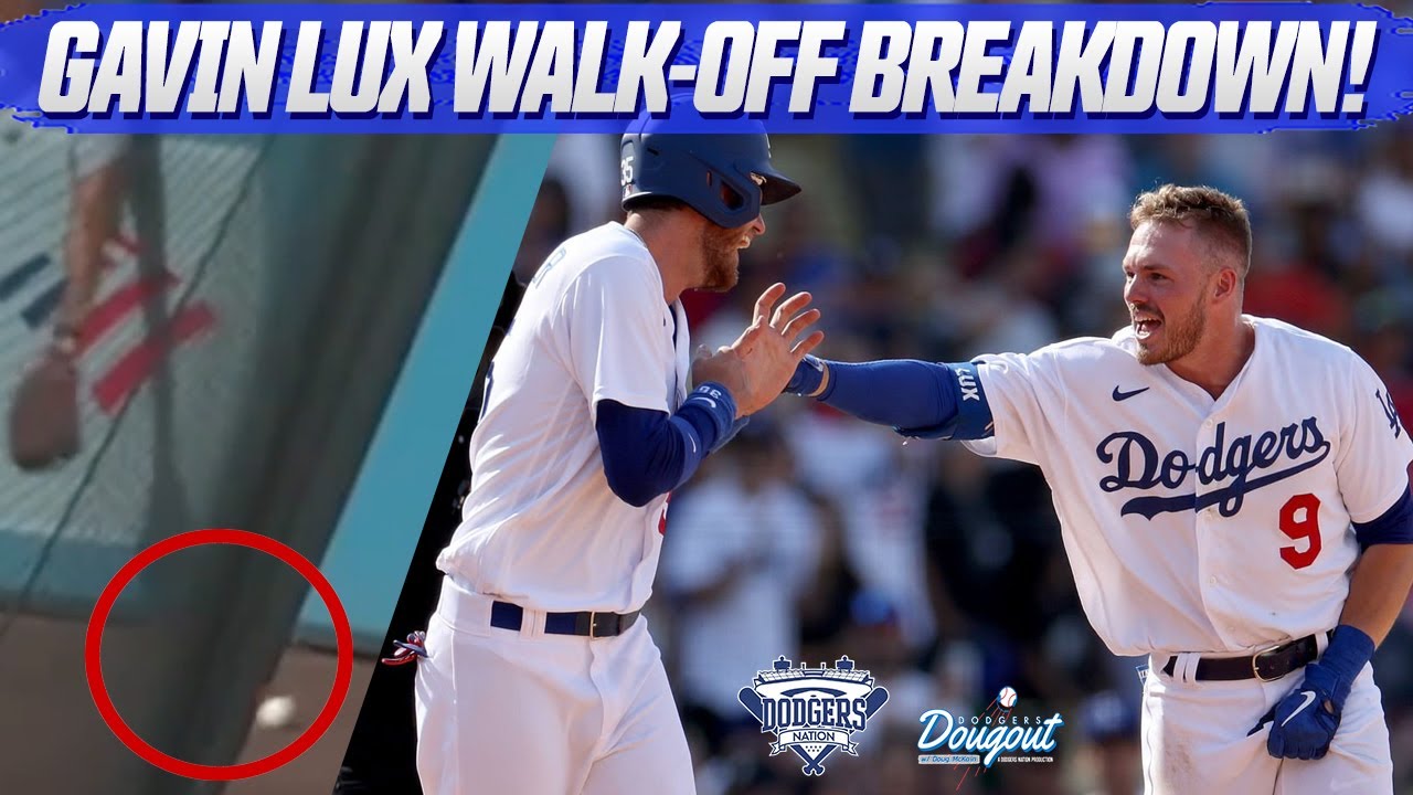 Gavin Lux Hits First Walk-Off Breakdown, Fan Almost Ruins Walk-Off Win For Dodgers!