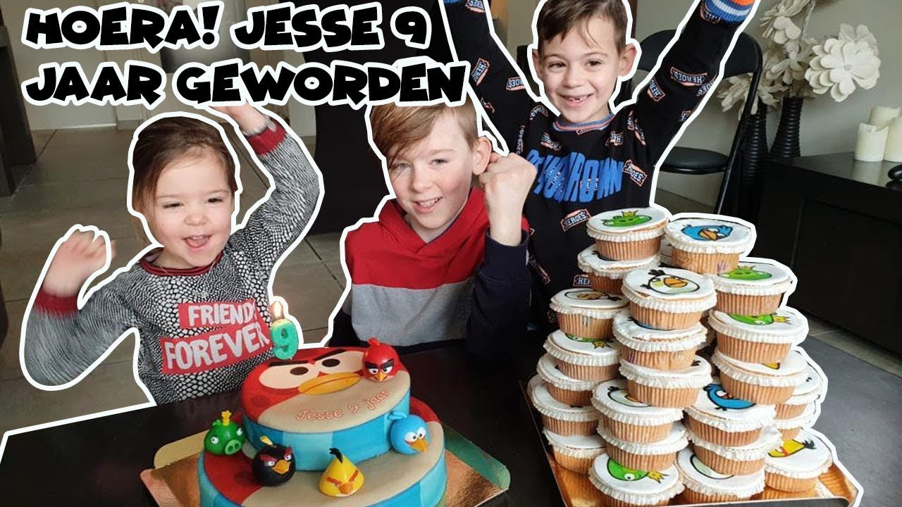 JESSE VIERT ZIJN 9e VERJAARDAG!! - De Bakkertjes #