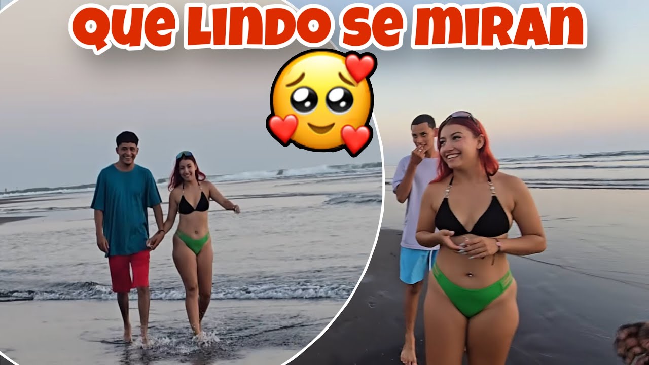 Sarka Y Broca andan Bien Enamorados😍En La Playa ❤️