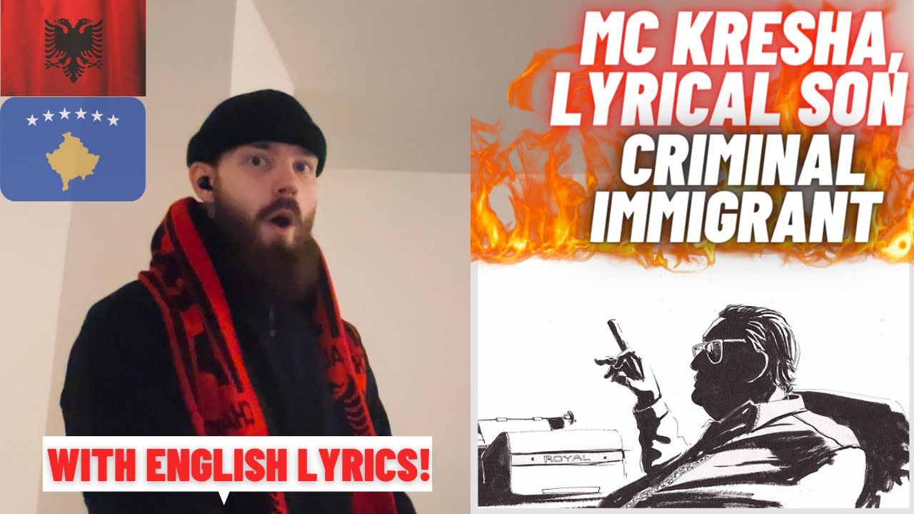 🇦🇱🇽🇰 MC Kresha & Lyrical Son - Criminal Immigrant [HYPE UK 🇬🇧 REACTION!]