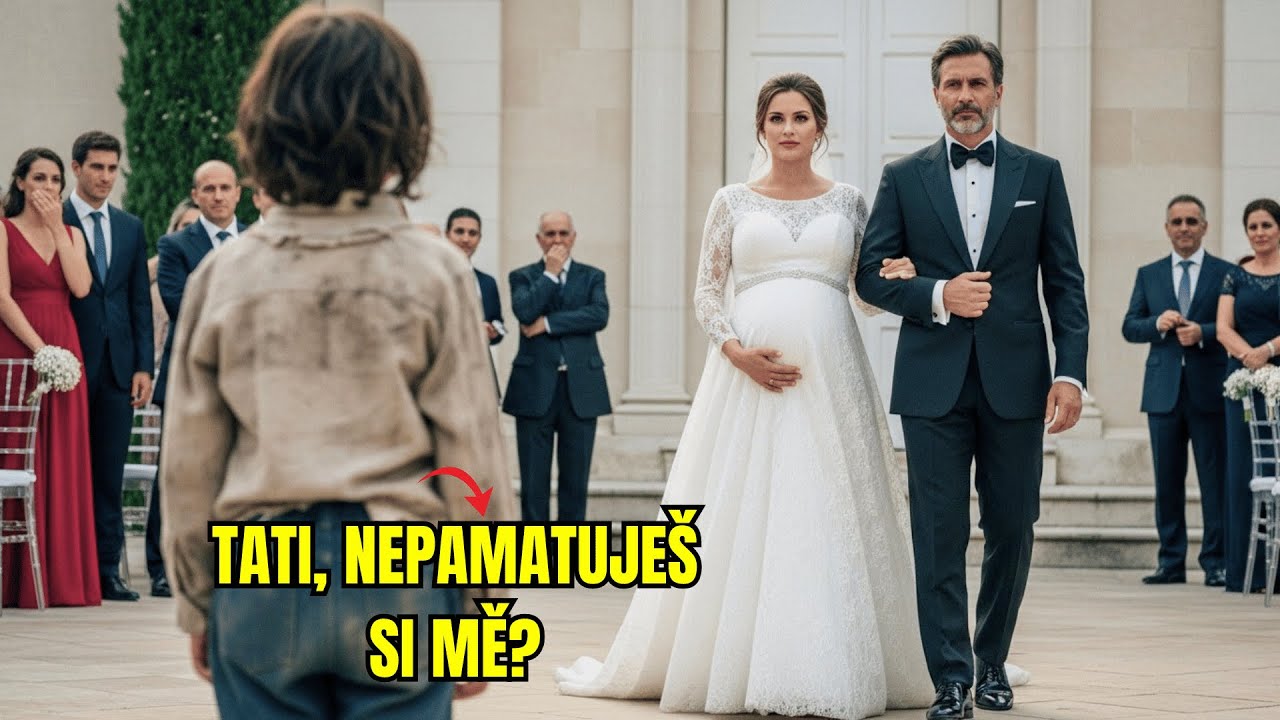 „Ženich se chystal říct 'ano', ale vzadu v kostele zakřičelo dítě 'Tati'. Nevěsta se usmála.“