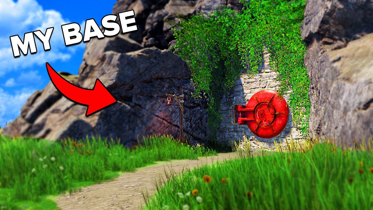I built a HIDDEN unraidable rock base in Rust...