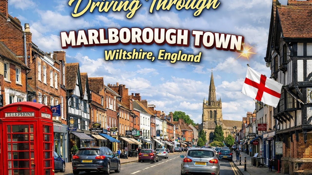 UK Town Drive | Marlborough Wiltshire High Street