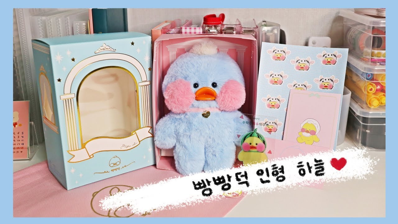 인형 하울 HAUL #1 빵빵덕 인형 (하늘) 언박싱 FANFANDUCK UNBOXING