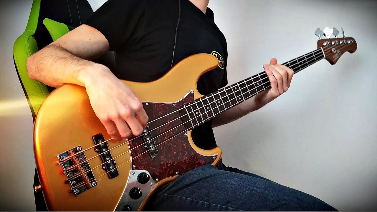 JET GUITARS JJB 300 GD R Bass Jazz style - Gold - Bass Demo
