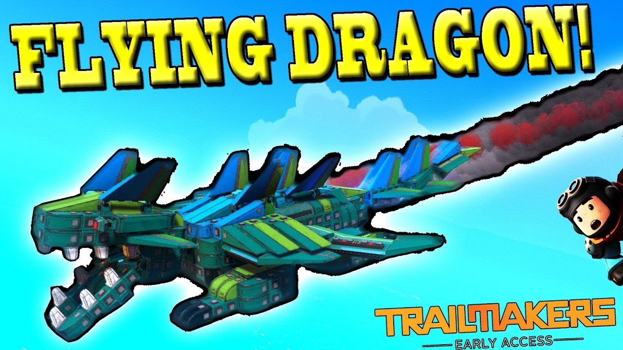 DRAGON, GAMING PC, HOVERCRAFTS and MORE! - Trailmakers Early Access Gameplay Ep15