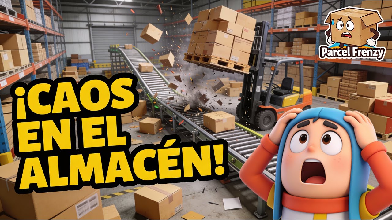 MI JEFE SE PIRA Y ME DEJA SOLO CON TODO EL ALMACÉN 😱 Parcel Frenzy: Get To Work! en Español