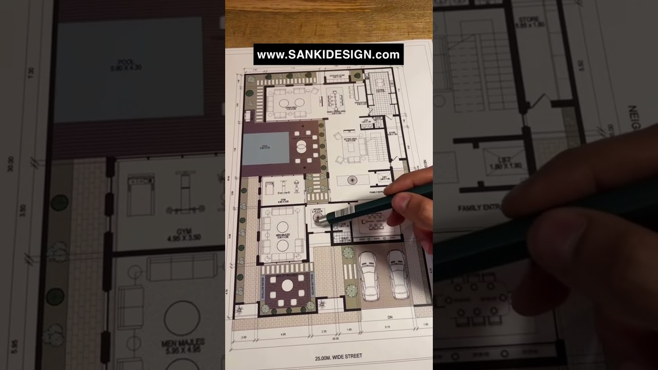 شرح مخطط فيلا | أرض مساحة ٦٠٠ متر مربع | معماري عبدالمحسن سنكي