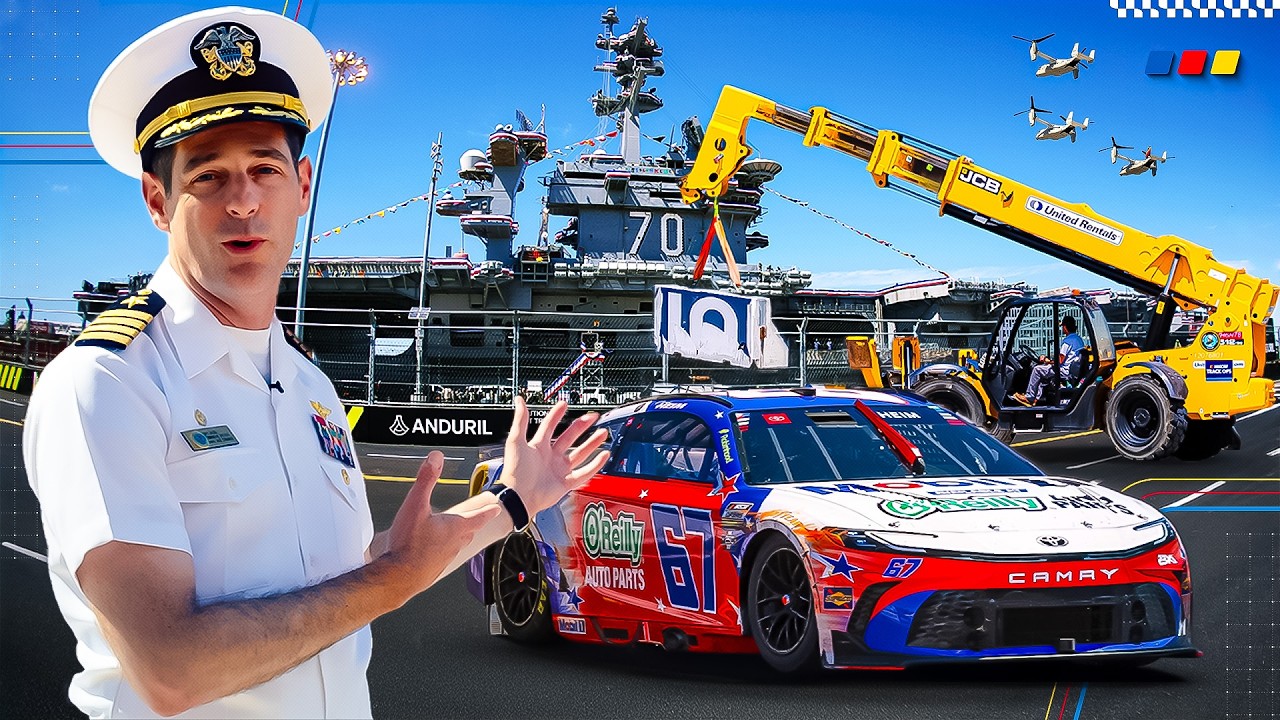 How We Built the FIRST NASCAR Race Track on a Naval Base