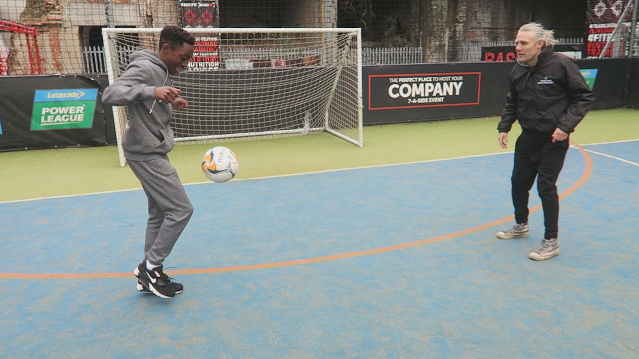 FOOTBALL CHALLENGES WITH JIMMY BULLARD!!! + PICKING MY FANTASY TEAM