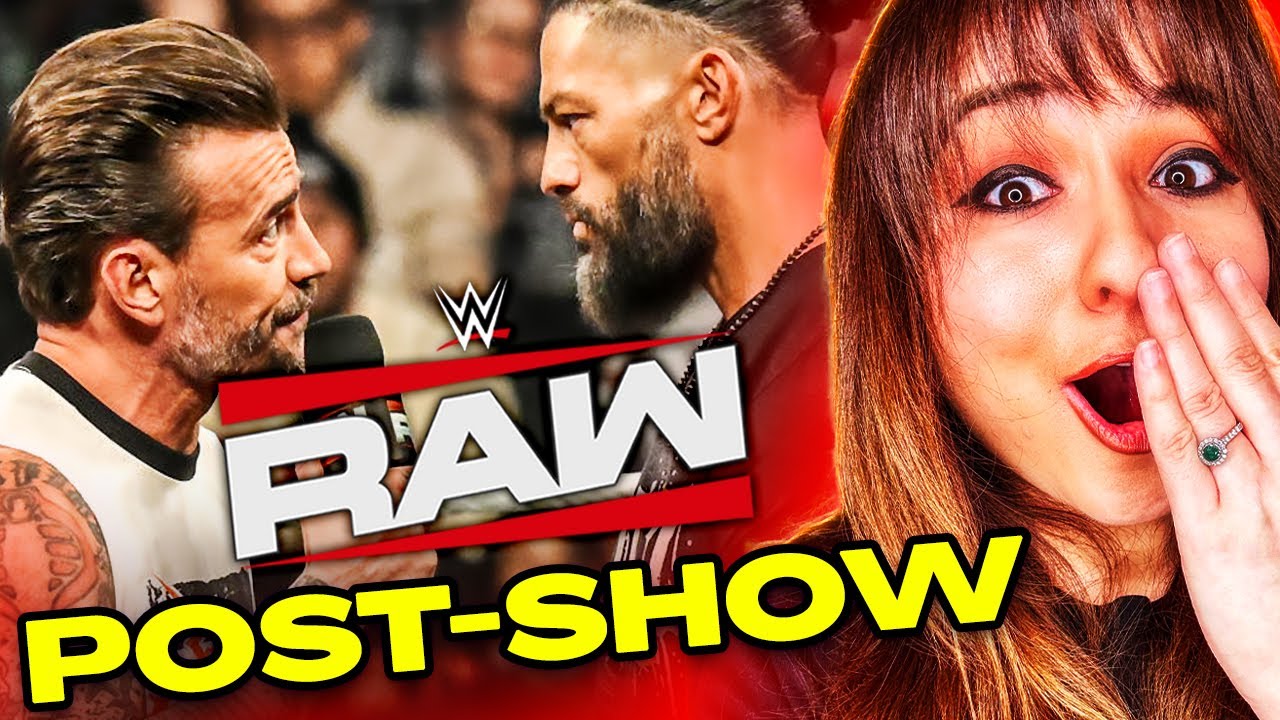 CM PUNK & ROMAN REIGNS HEATED CONFRONTATION & WRESTLEMANIA 42 OFFICIAL!