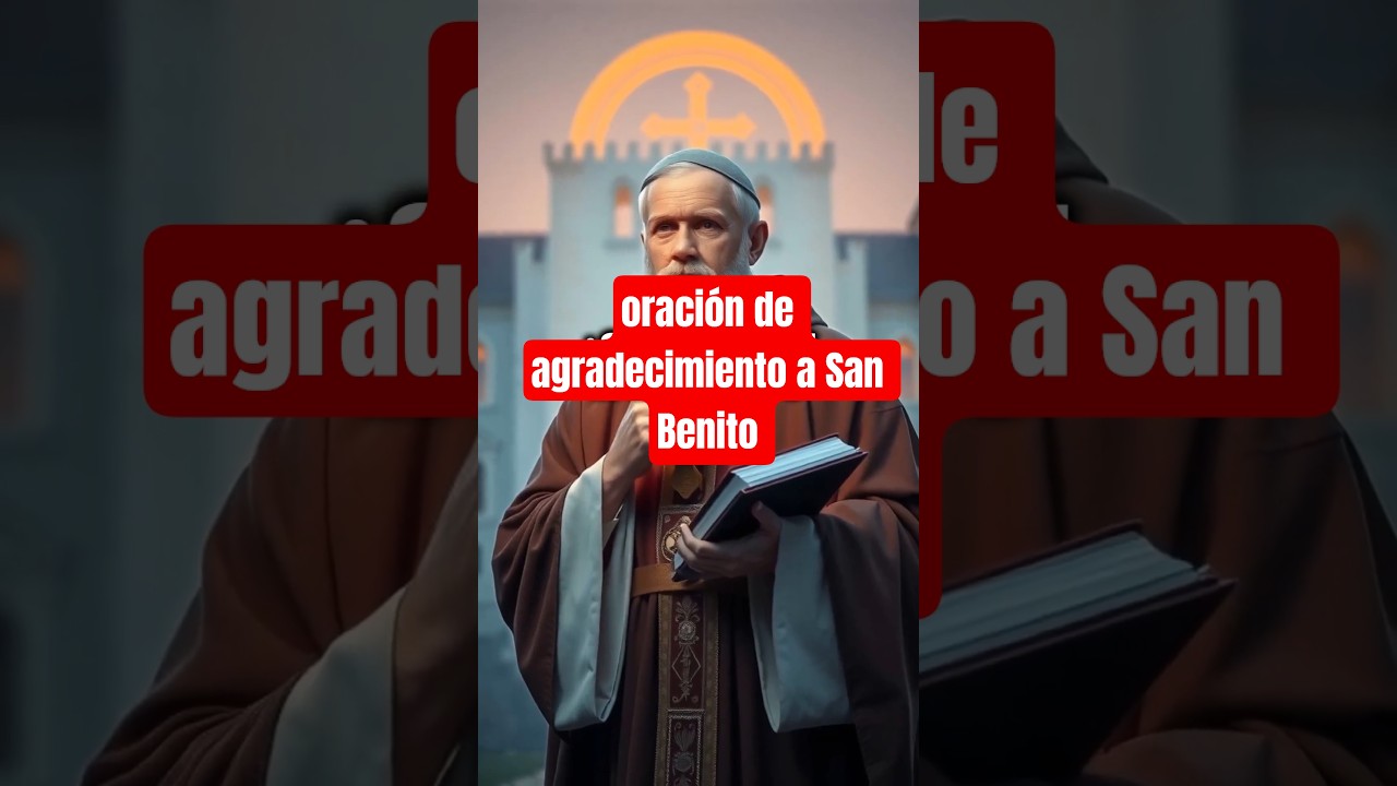 ORACI&Oacute;N DE AGRADECIMIENTO A SAN BENITO #sanbenitodeabad #oraci&oacute;ndeprotecci&oacute;n #milagrosdedioshoy