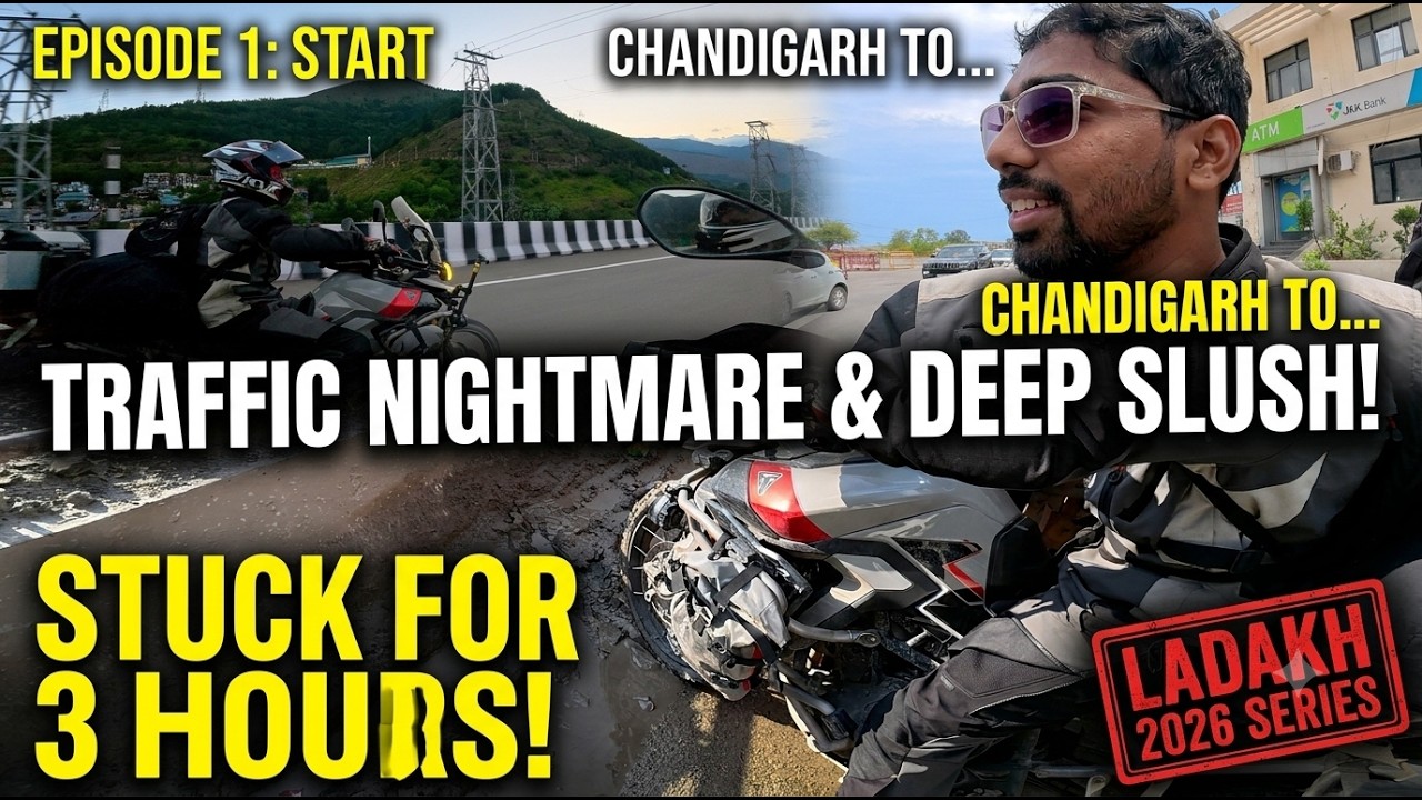 LADAKH 2026: Chandigarh to Srinagar! Stuck in 3-Hour TRAFFIC JAM | EP - 1