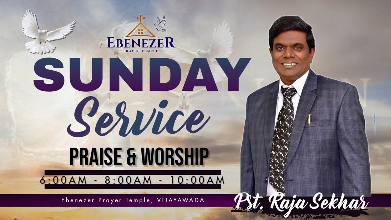 🔴LIVE🔴 11 JAN 2026 | Sunday Service-1 | Ebenezer Prayer Temple | Pastor Raja Sekhar Official