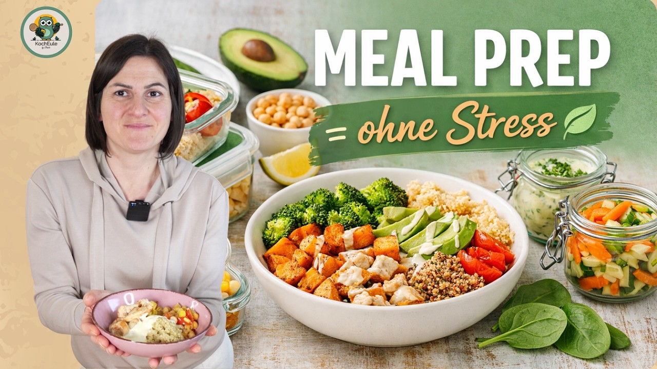 1x kochen – 2 Tage essen 😍 diese Bowl ist DEIN einfaches Meal Prep